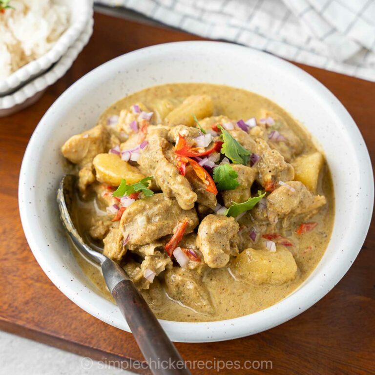 Chicken and Potato Curry with Coconut Milk